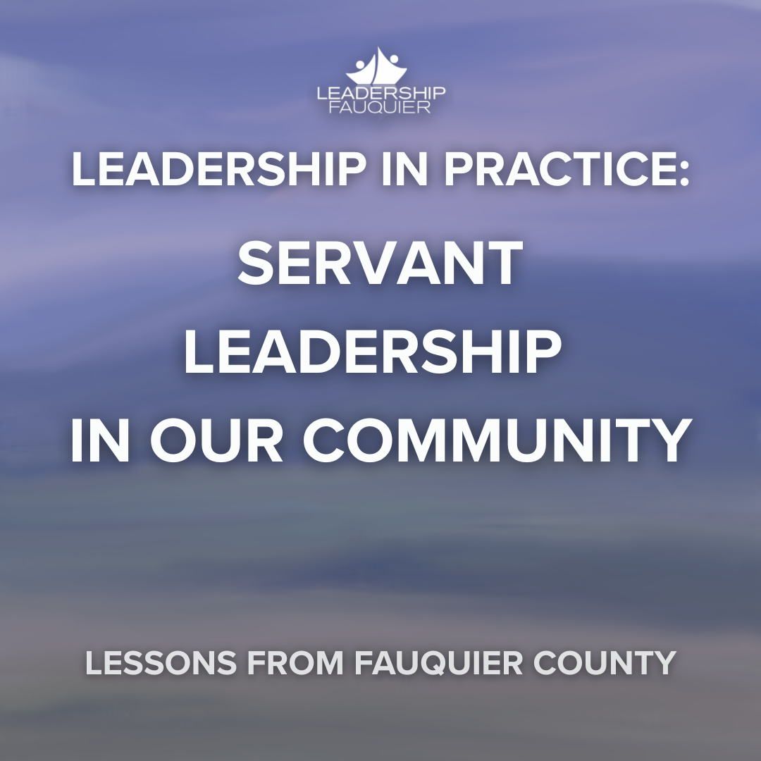 servant leadership in our community